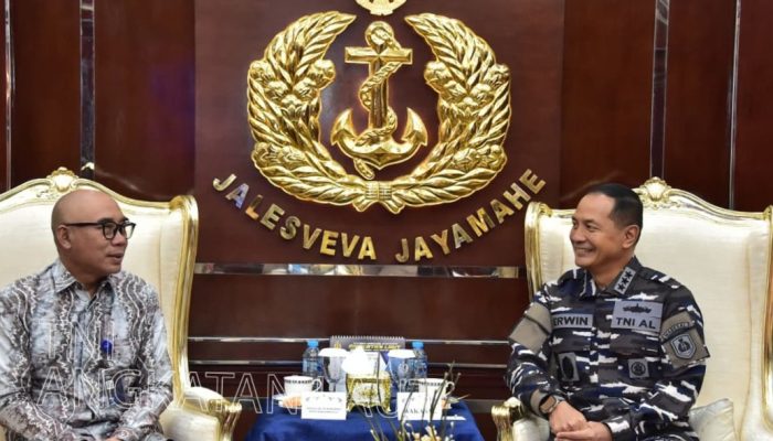 Wakasal Terima Audiensi PT Bank Mandiri, Bahas Sinergi Strategis Dukung Tugas TNI AL