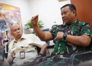 Pererat Silaturahim, Kaskoarmada RI Laksanakan Anjangsana ke Jenderal (Purn) Wiranto dalam Rangka HUT ke-80 TNI