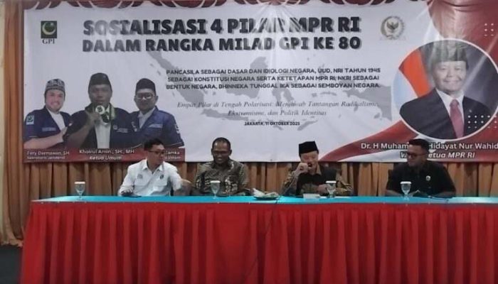 Peringati Milad ke-80 Tahun, Gerakan Pemuda Islam Gelar Sosialisasi 4 Pilar MPR RI dan Jihad Melawan Narkoba