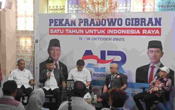 Aliansi Indonesia Raya Gelar Pekan Prabowo Gibran: Satu Tahun untuk Indonesia Raya