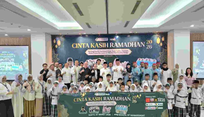 IKA PPM Bersama HnG Consulting Sukses Gelar “Charity Concert Cinta Kasih Ramadhan 2026”, Tebar Kebaikan Kepada Anak-anak Yatim Piatu