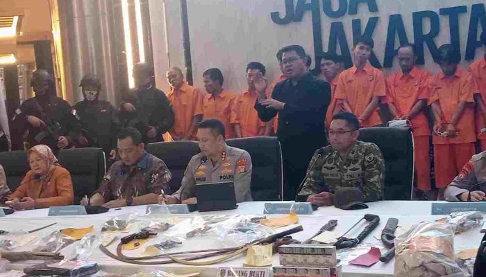Polda Metro Jaya Ungkap 127 Kasus Kejahatan Jalanan, 173 Tersangka Ditangkap