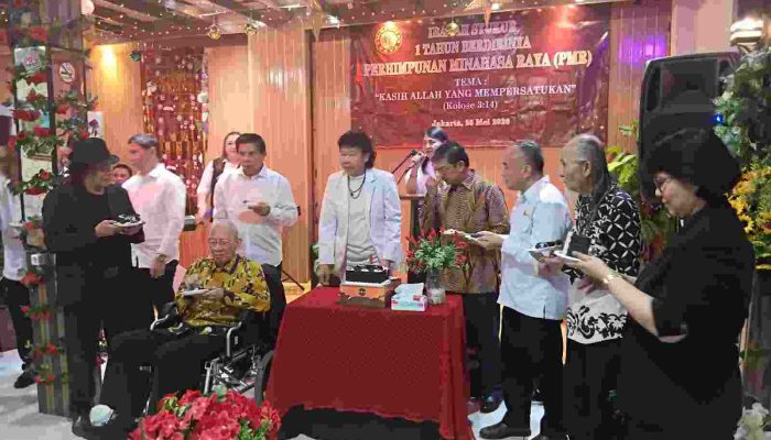 Perhimpunan Minahasa Raya (PMR) Gelar Ibadah HUT 1 Tahun: PMR Rumah Besar bagi Masyarakat Minahasa untuk Saling Mendukung, Membangun Solidaritas, serta Menciptakan Kontribusi Nyata bagi Masyarakat Luas.