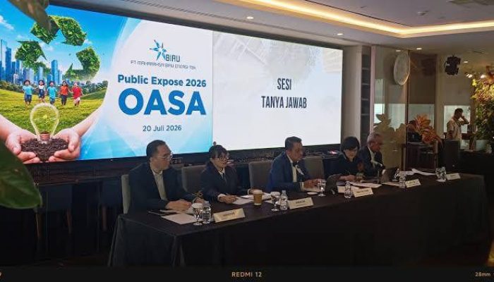 PT Maharaksa Biru Energi Tbk (OASA) Gelar Public Expose 2026: Tegaskan Komitmen Menjadi Pelopor Industri Environmental Technology Group of Companies di Indonesia melalui Pengembangan Proyek Waste-to-Energy (WtE) dan Energi Baru Terbarukan (EBT).