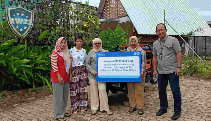 BRI KC Cibubur Dorong Pengelolaan Lingkungan Berkelanjutan di Kampung Gardenia 22