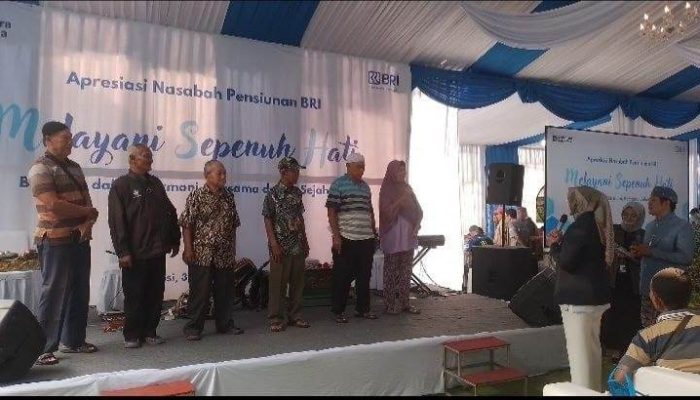 BRI BO Bekasi Perkuat Kedekatan dengan Nasabah Pensiunan Lewat Program Apresiasi
