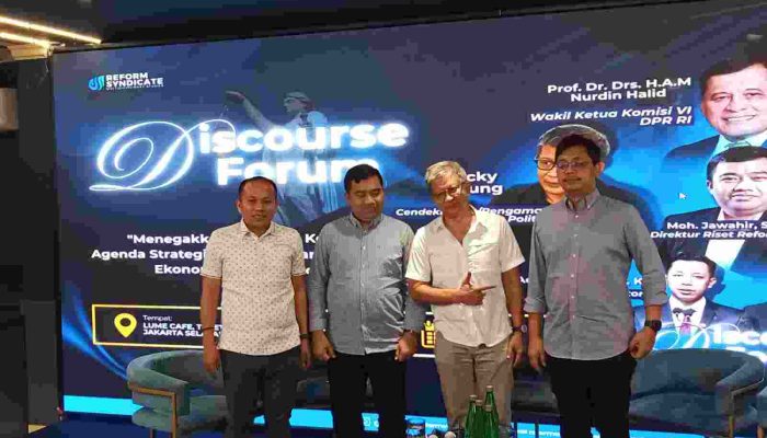 Reform Syndicate Gelar Diskursus “Menegakkan Ekonomi Konstitusi: Agenda Strategis Mewujudkan Kemerdekaan Ekonomi Rakyat Indonesia”.