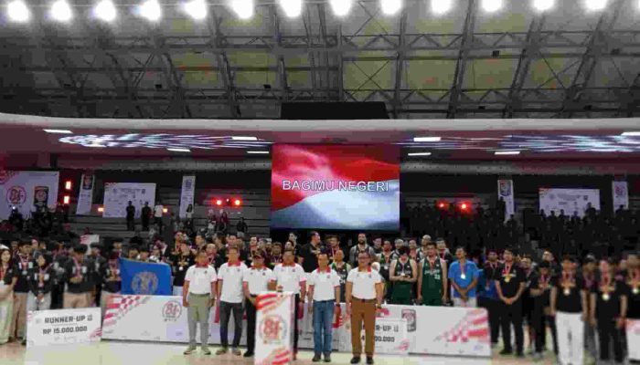 Final dan Closing Ceremony Open Tournament Bola Basket Piala Panglima TNI di GOR Sumantri Sukses Digelar