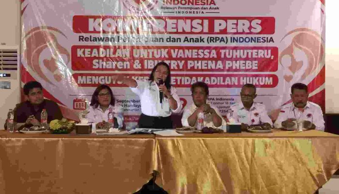 RPA INDONESIA MINTA KOMISI III DPR DAN PROPAM KAWAL KASUS VANESSA TUHUTERU, TEGASKAN HAK PENDIDIKAN SHAREN DAN KEJELASAN FINANSIAL RP500 JUTA