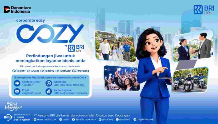 Menjangkau Berbagai Sektor, BRI Life Kemas Asuransi COZY dalam Paket Modern